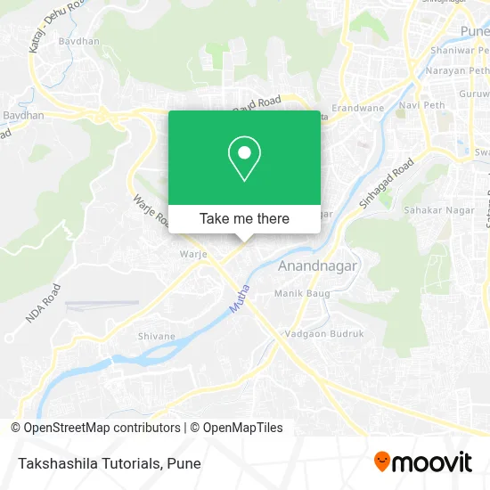 Takshashila Tutorials map