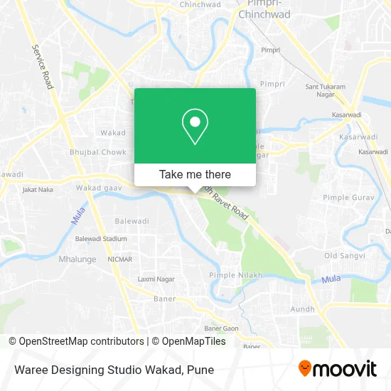 Waree Designing Studio Wakad map