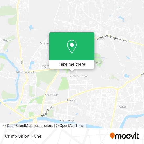 Crimp Salon map