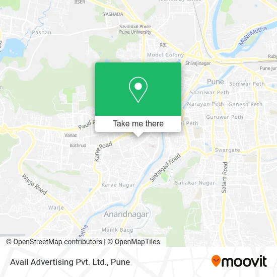 Avail Advertising Pvt. Ltd. map