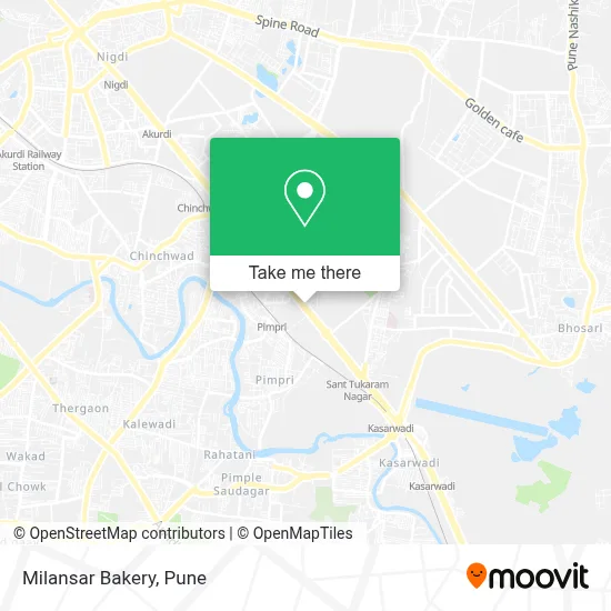 Milansar Bakery map