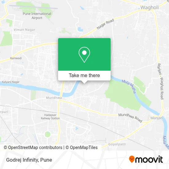 Godrej Infinity map