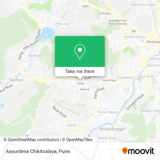 Aayurdeva Chikitsalaya map