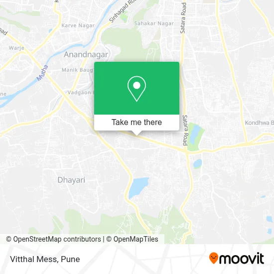 Vitthal Mess map