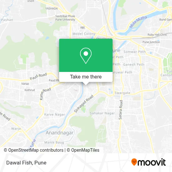 Dawal Fish map