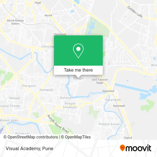 Visual Academy map