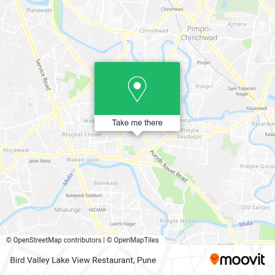 Bird Valley Lake View Restaurant map