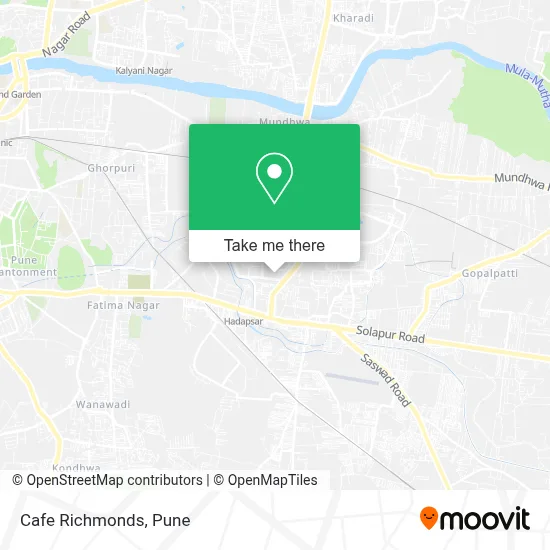 Cafe Richmonds map