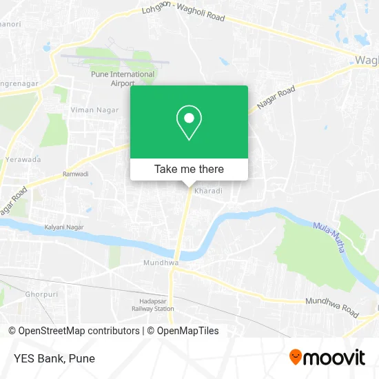 YES Bank map