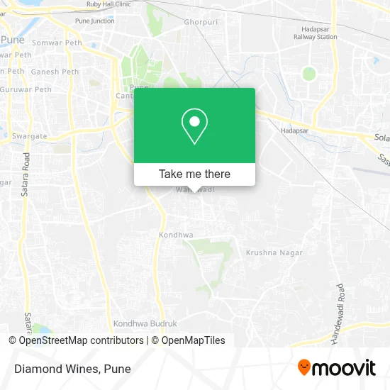 Diamond Wines map