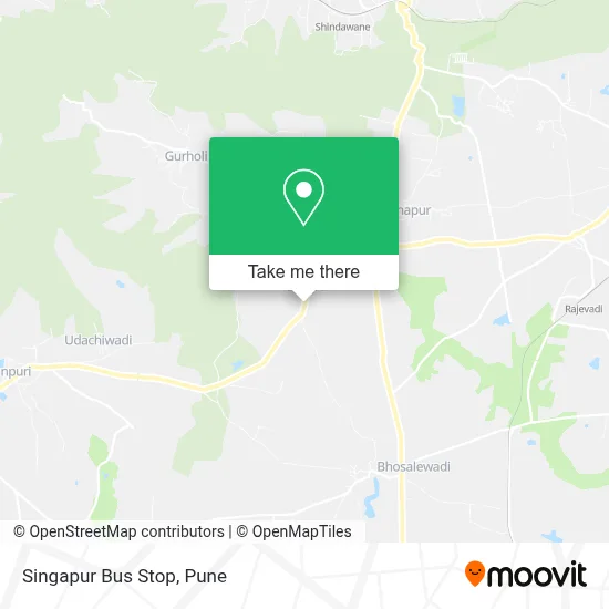 Singapur Bus Stop map
