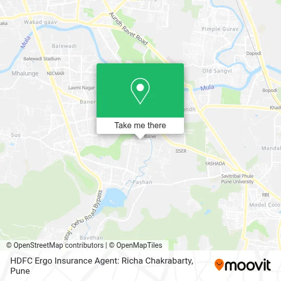 HDFC Ergo Insurance Agent: Richa Chakrabarty map