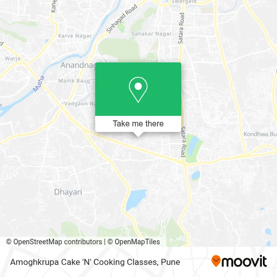 Amoghkrupa Cake 'N' Cooking Classes map