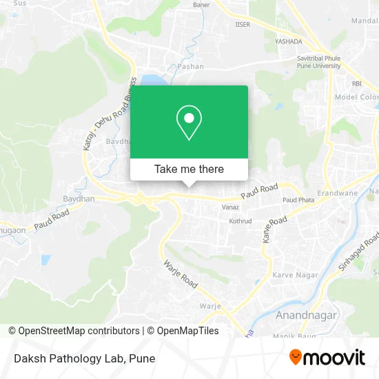Daksh Pathology Lab map