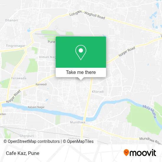 Cafe Kaz map