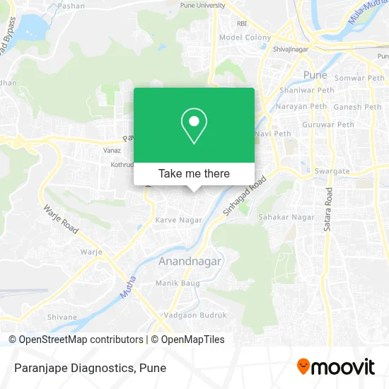 Paranjape Diagnostics map