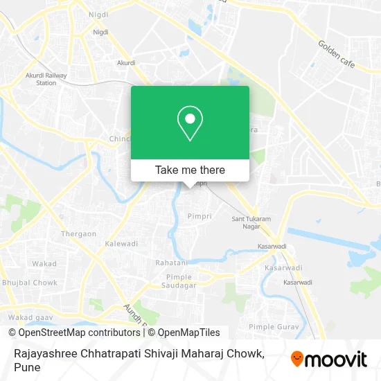 Rajayashree Chhatrapati Shivaji Maharaj Chowk map