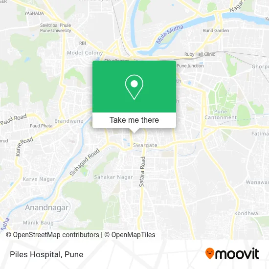 Piles Hospital map