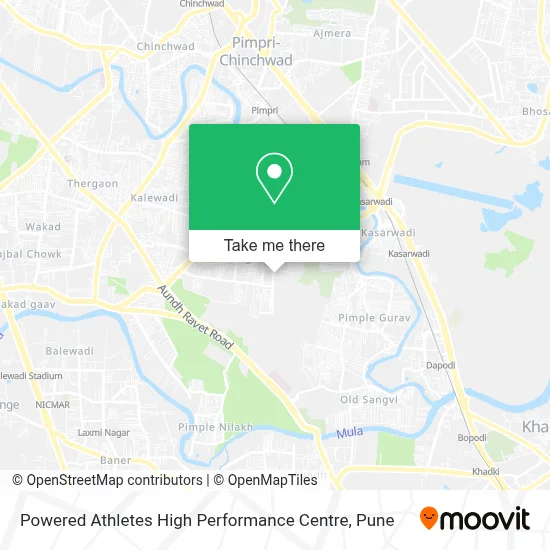 Powered Athletes High Performance Centre map