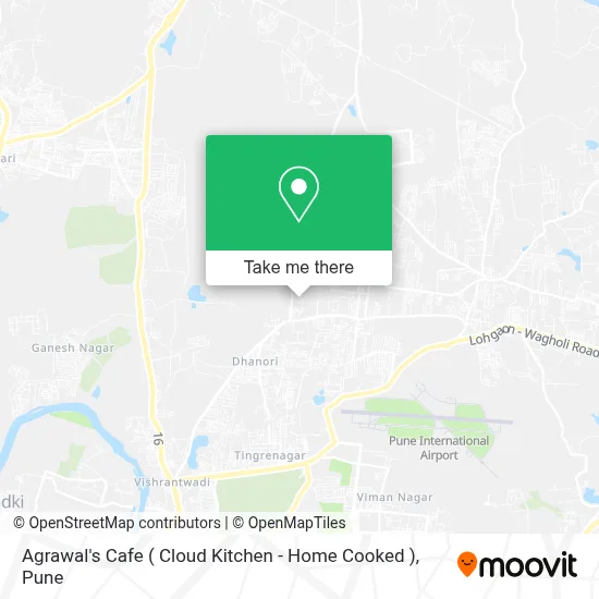 Agrawal's Cafe ( Cloud Kitchen - Home Cooked ) map