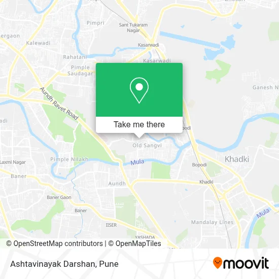 Ashtavinayak Darshan map