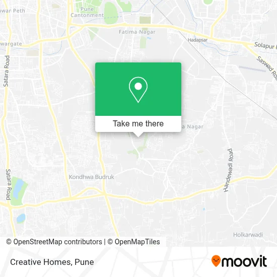 Creative Homes map