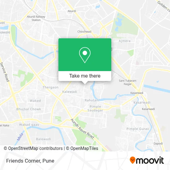 Friends Corner map