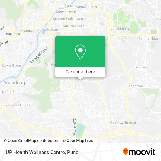 UP Health Wellness Centre map