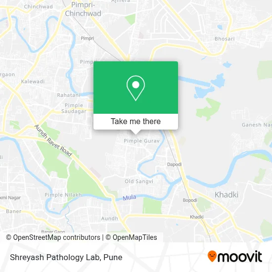 Shreyash Pathology Lab map