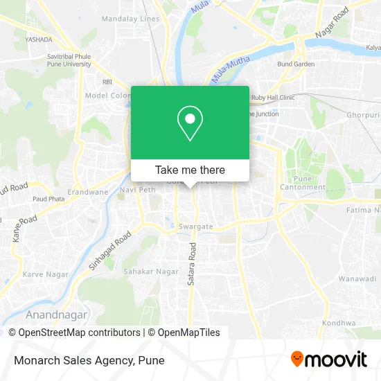 Monarch Sales Agency map