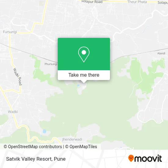 Satvik Valley Resort map