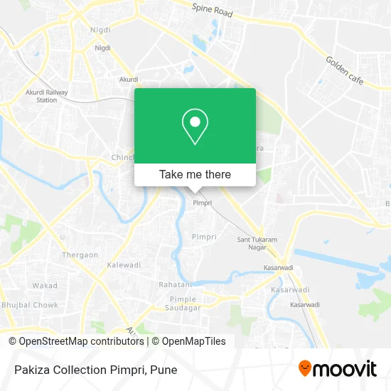 Pakiza Collection Pimpri map
