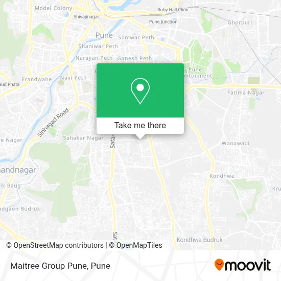 Maitree Group Pune map