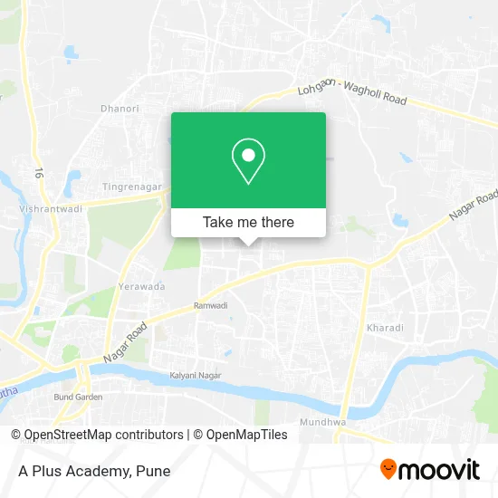 A Plus Academy map