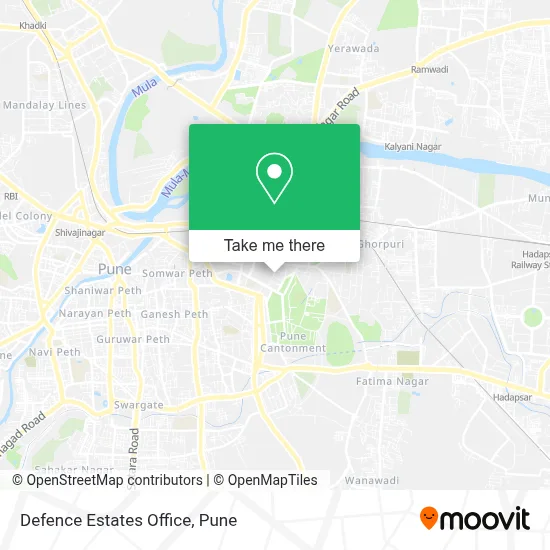Defence Estates Office map