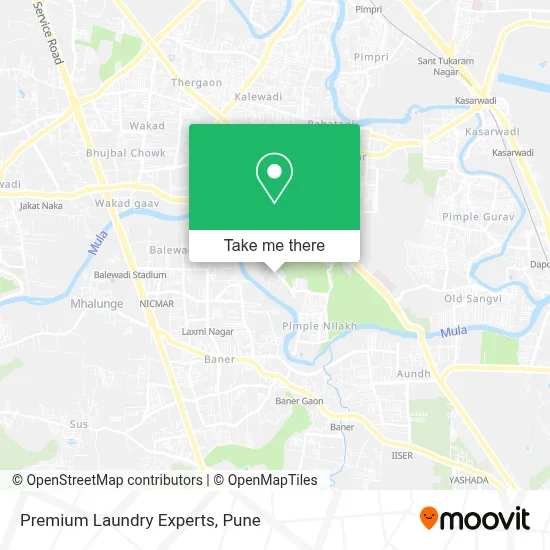 Premium Laundry Experts map