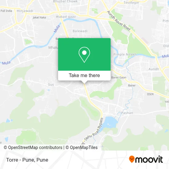 Torre - Pune map