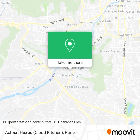 Achaat Haaus (Cloud Kitchen) map