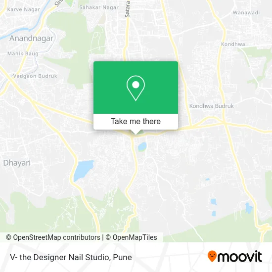 V- the Designer Nail Studio map
