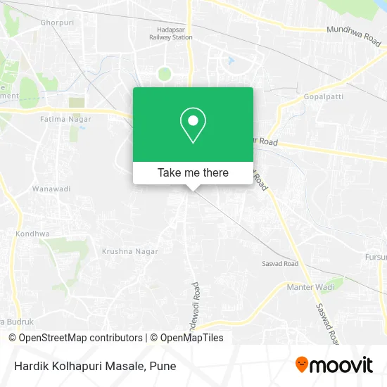 Hardik Kolhapuri Masale map