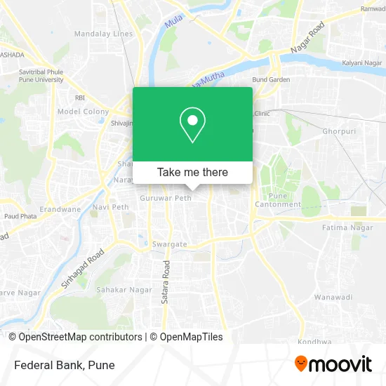 Federal Bank map