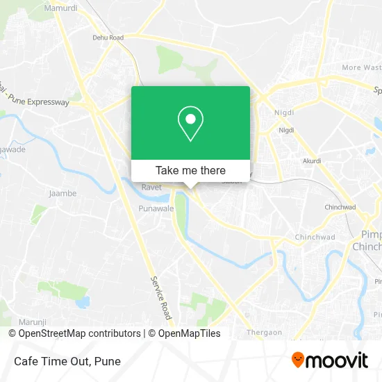 Cafe Time Out map