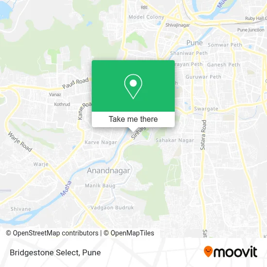Bridgestone Select map