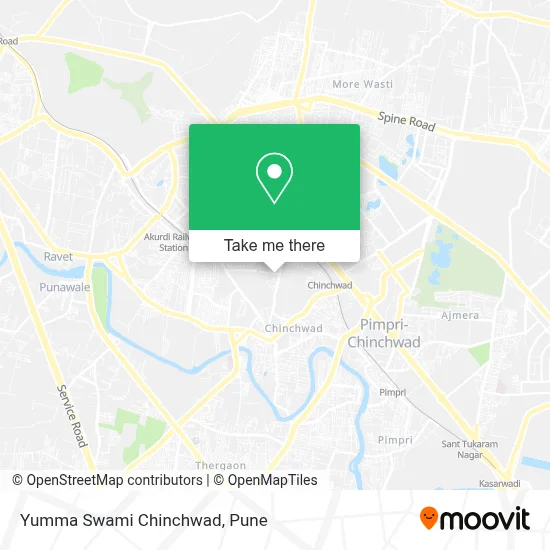 Yumma Swami Chinchwad map