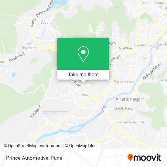 Prince Automotive map
