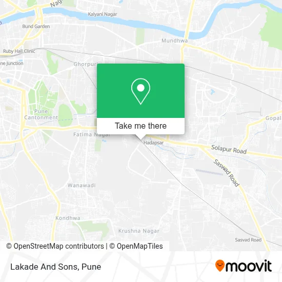 Lakade And Sons map