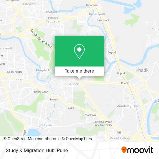 Study & Migration Hub map