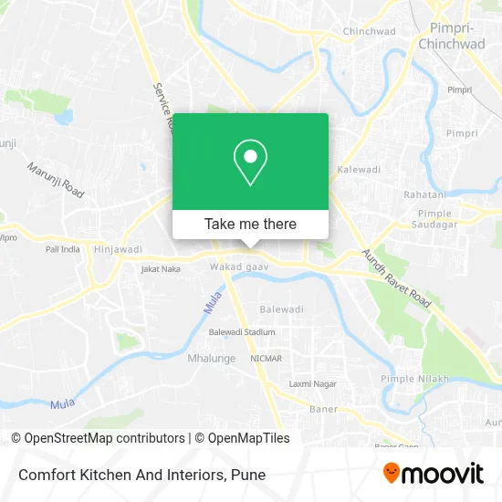 Comfort Kitchen And Interiors map