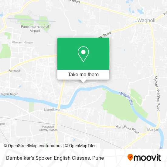 Dambelkar's  Spoken English Classes map