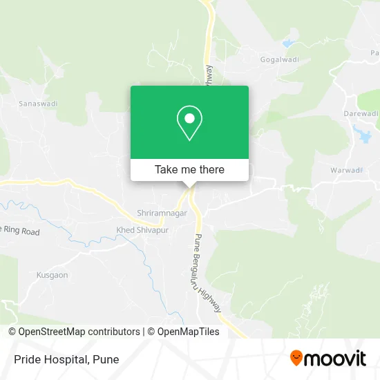 Pride Hospital map